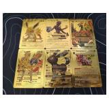 Pokemon Rare Gold Foil Cards Lot