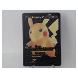 Pokemon Card Rare Black Pikachu V