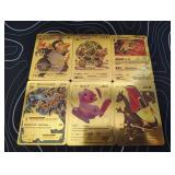 Pokemon Rare Gold Foil Cards Lot