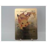 Pokemon Rare Gold Pikachu V