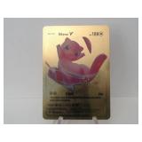 Pokemon Rare Gold Mew V