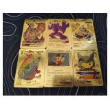 Pokemon Rare Gold Foil Cards Lot