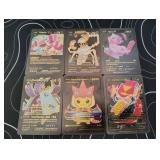 Pokemon Rare Black Foil Cards Lot