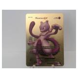 Pokemon Card Rare Gold Mewtwo EX