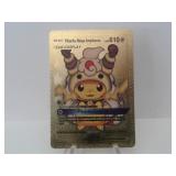 Pokemon Card Rare Gold Pikachu Mega Ampharos