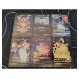 Pokemon Rare Black Foil Cards Lot