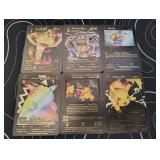 Pokemon Rare Black Foil Cards Lot