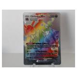 Pokemon Rare Silver Garbordor Vmax Rainbow