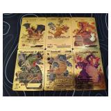 Pokemon Rare Gold Foil Cards Lot