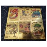 Pokemon Rare Gold Foil Cards Lot