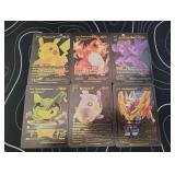 Pokemon Rare Black Foil Cards Lot
