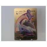 Pokemon Rare Gold Lapras Vmax