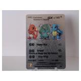 Pokemon Rare Silver Charmander, Squirtle GX