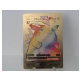 Pokemon Card Rare Gold Pikachu Vmax Rainbow