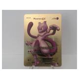 Pokemon Rare Gold Mewtwo EX