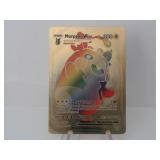 Pokemon Rare Gold Morpeko Vmax Rainbow