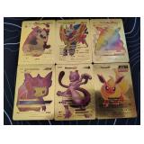 Pokemon Rare Gold Foil Cards Lot