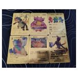 Pokemon Rare Gold Foil Cards Lot