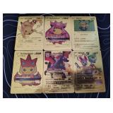 Pokemon Rare Gold Foil Cards Lot