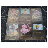Pokemon Rare Black Foil Cards Lot