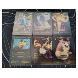 Pokemon Rare Black Foil Cards Lot
