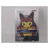 Pokemon Rare silver Pikachu Mega Lucario
