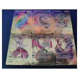 Pokemon Rare Gold Foil Cards Lot