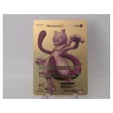 Pokemon Rare Gold Mewtwo EX