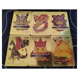 Pokemon Rare Gold Foil Cards Lot