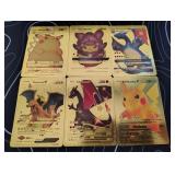 Pokemon Rare Gold Foil Cards Lot