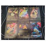 Pokemon Rare Black Foil Cards Lot