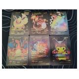 Pokemon Rare Black Foil Cards Lot