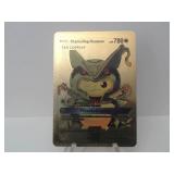 Pokemon Rare Gold Pikachu Mega Rayquaza