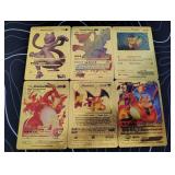 Pokemon Rare Gold Foil Cards Lot