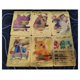 Pokemon Rare Gold Foil Cards Lot