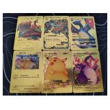 Pokemon Rare Gold Foil Cards Lot