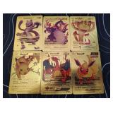Pokemon Rare Gold Foil Cards Lot