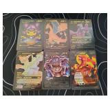 Pokemon Rare Black Foil Cards Lot