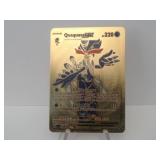 Pokemon Rare Gold Quaquaval EX
