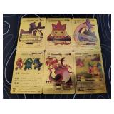 Pokemon Rare Gold Foil Cards Lot