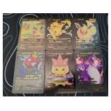 Pokemon Rare Black Foil Cards Lot