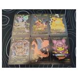 Pokemon Rare Black Foil Cards Lot