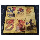 Pokemon Rare Gold Foil Cards Lot