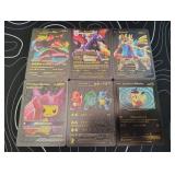 Pokemon Rare Black Foil Cards Lot