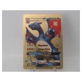 Pokemon Rare Gold Charizard GX