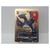 Pokemon Rare Gold Charizard GX