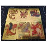 Pokemon Rare Gold Foil Cards Lot