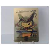 Pokemon Rare Gold Pikachu Mega Rayquaza