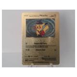 Pokemon Rare Gold Special Delivery Pikachu