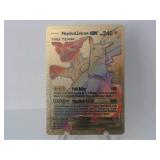 Pokemon Rare Gold Pikachu & Zekrom GX Rainbow